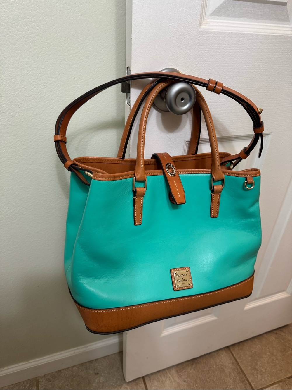 Dooney & Bourke Perry Satchel in Mint